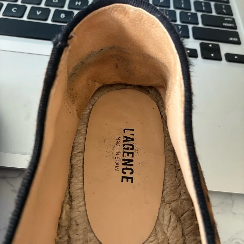 L'AGENCE Louise Suede Embroidered Espadrilles
